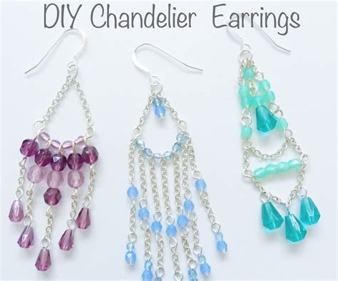 how to make chandelier earrings